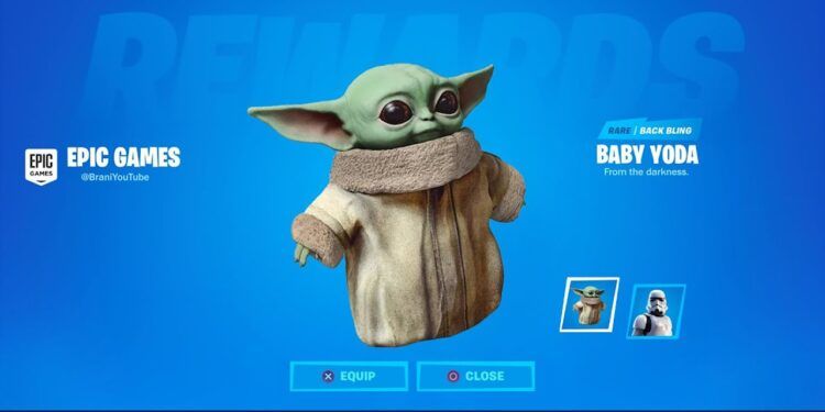 Baby Yoda Skin Fortnite