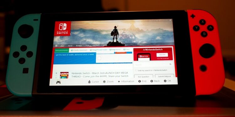 Nintendo Switch-Browser