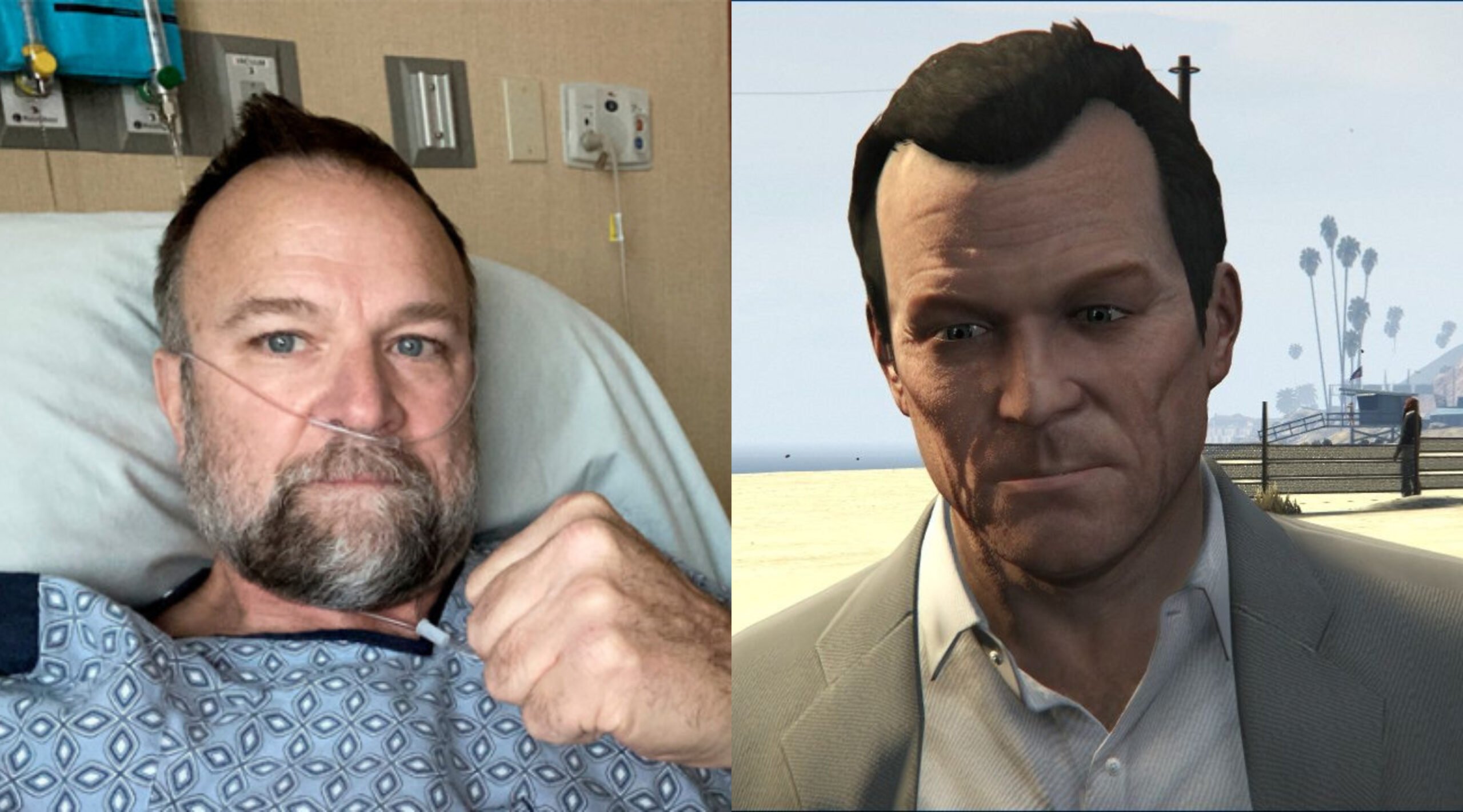 Ned Luke Guy, der Michael in GTA 5 spielte, ist im Krankenhaus und kämpft gegen Covid 19