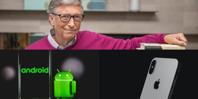 Bill Gates gebruikt een Android-telefoon