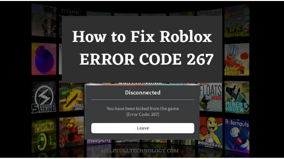 Code d'erreur Roblox 267