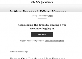 Sblocca gli articoli del New York Times gratuitamente