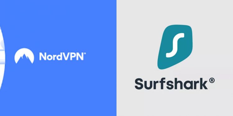 NordVPN and Surfshark VPN