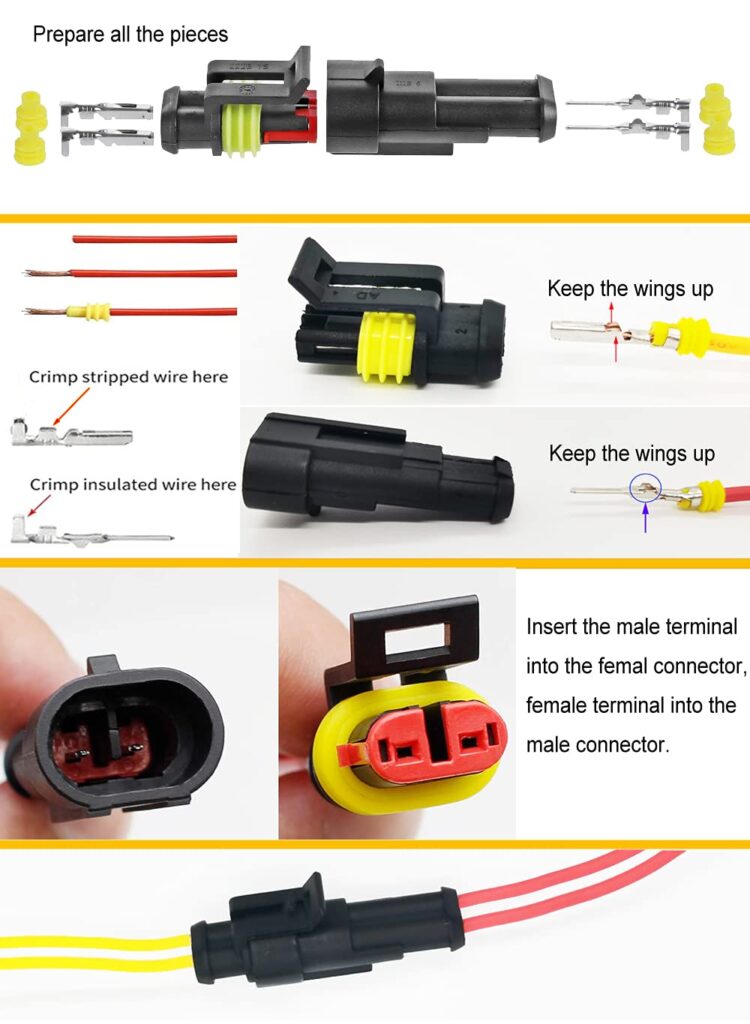 Twippo Waterproof Automotive Electrical Connector Terminals