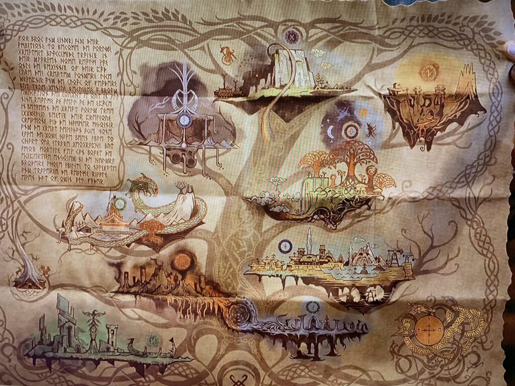 realms in god of war ragnarok map