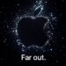 Événement Apple de septembre 2022 Far Out