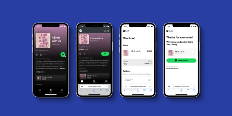 Spotify lance un service de livres audio aux États-Unis