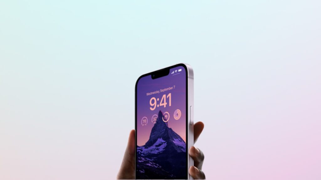 iphone 14 plus in purple