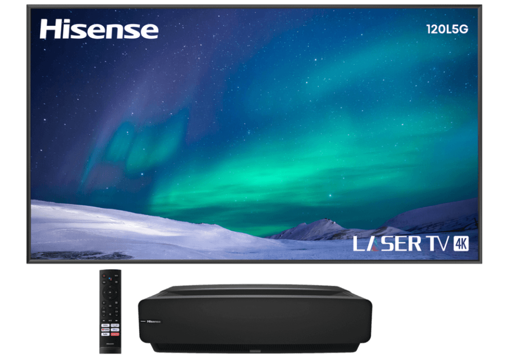 hisense 120l5 laser tv with smart screen