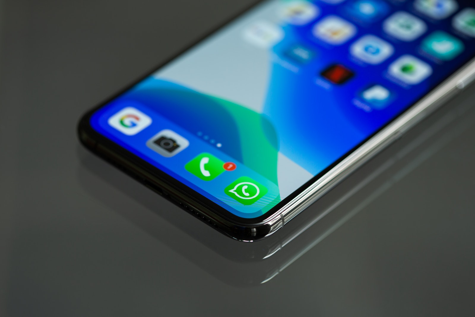 Close-Up Photo of Smartphone with WhatsApp