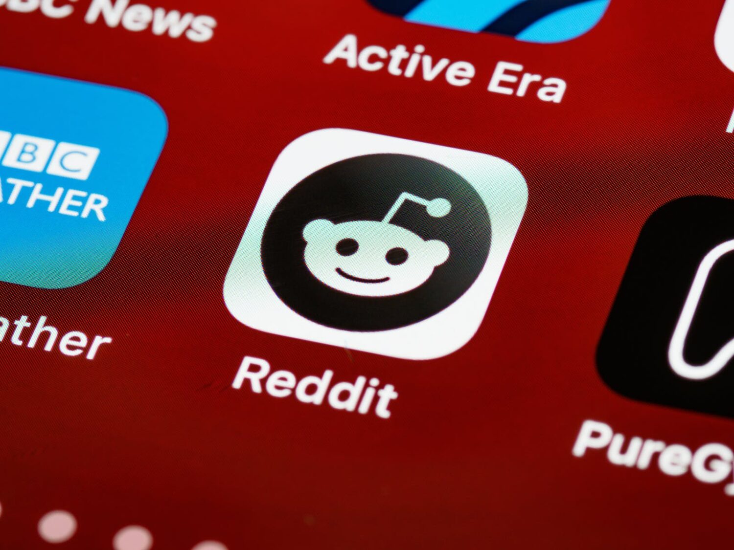 Reddit app on an iphone