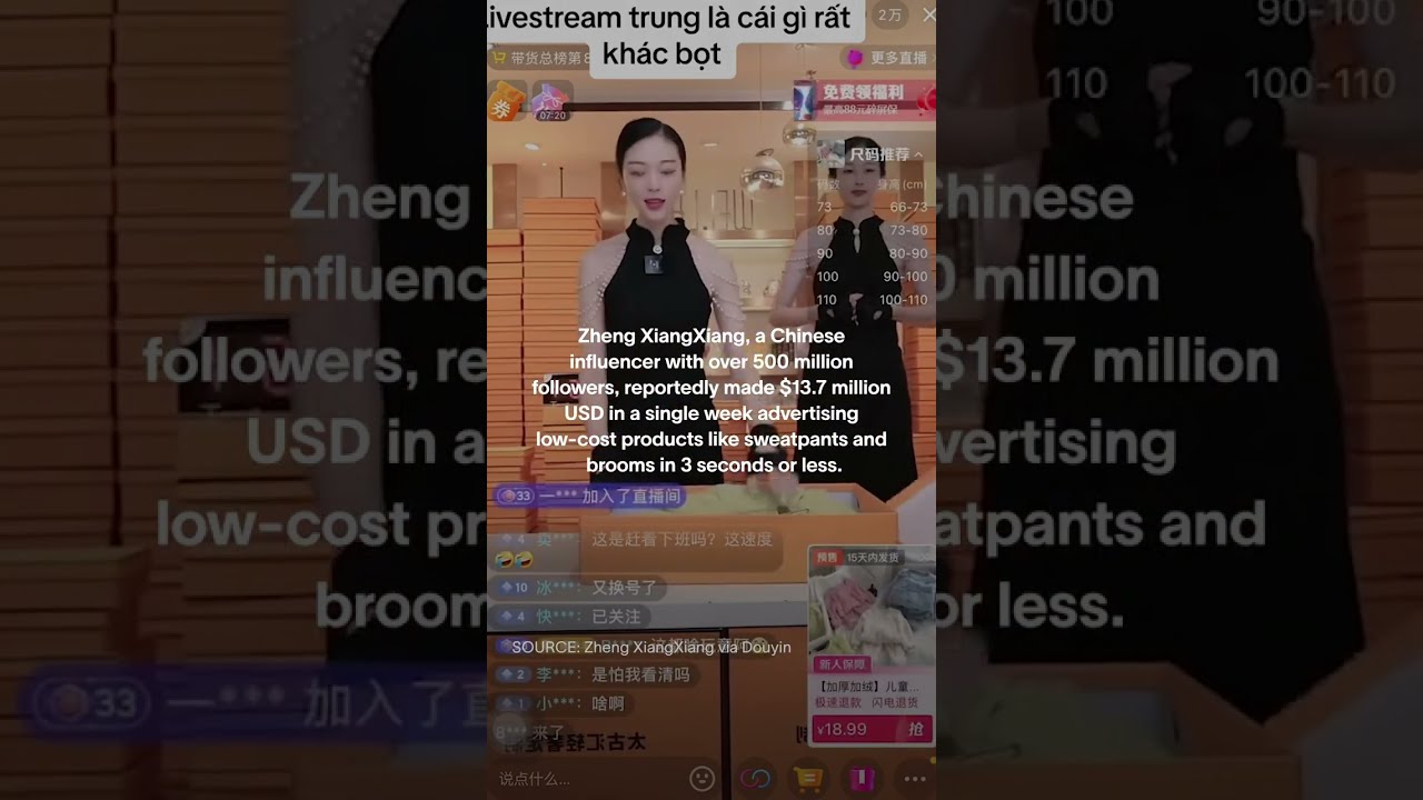 Chinese Influencer Makes $13 Million Per Week By Showing Products For 3 Seconds
