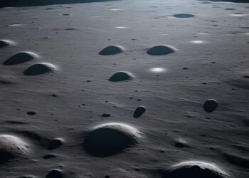 surface de la lune