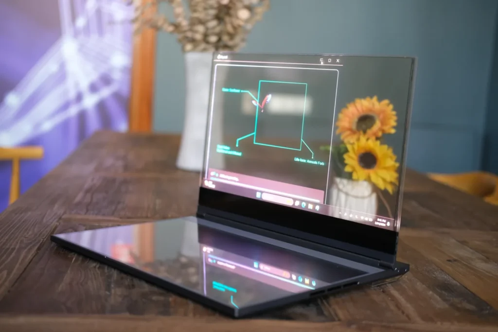 lenovo transparent laptop concept 3