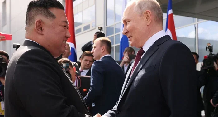 Poetin en Kim Jong-un