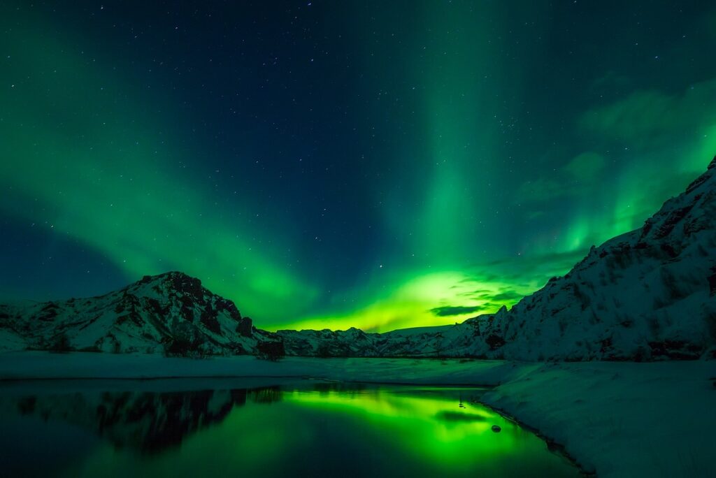 izlanda, aurora borealis, kuzey ışıkları
