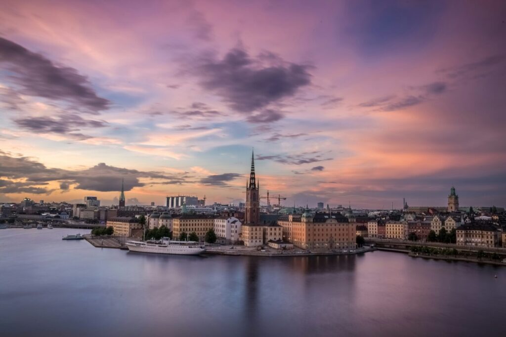 uitzicht over stockholm