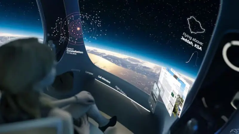 Halo-Weltraumansicht von gflight
