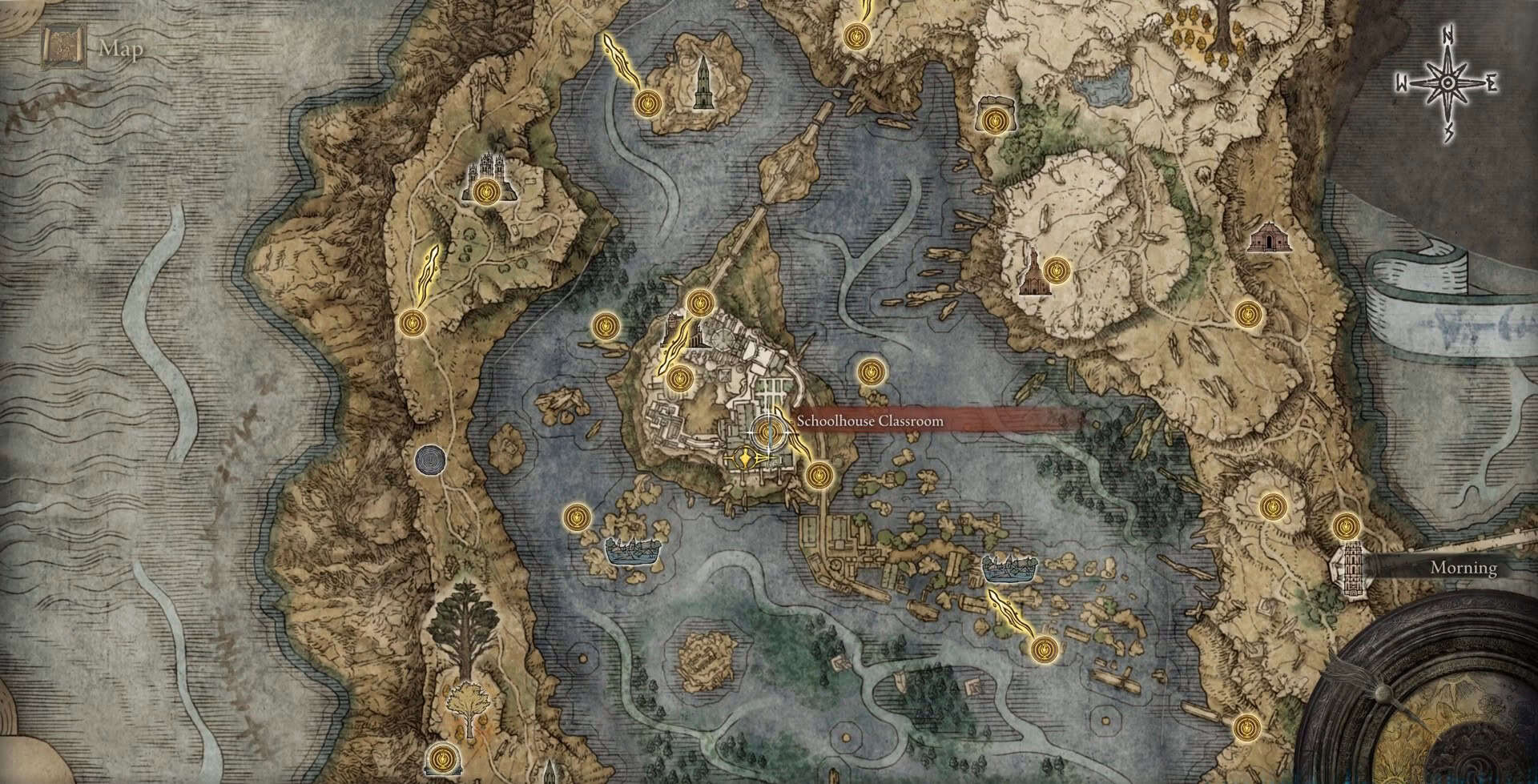 Schoolhouse classroom in Elden Ring