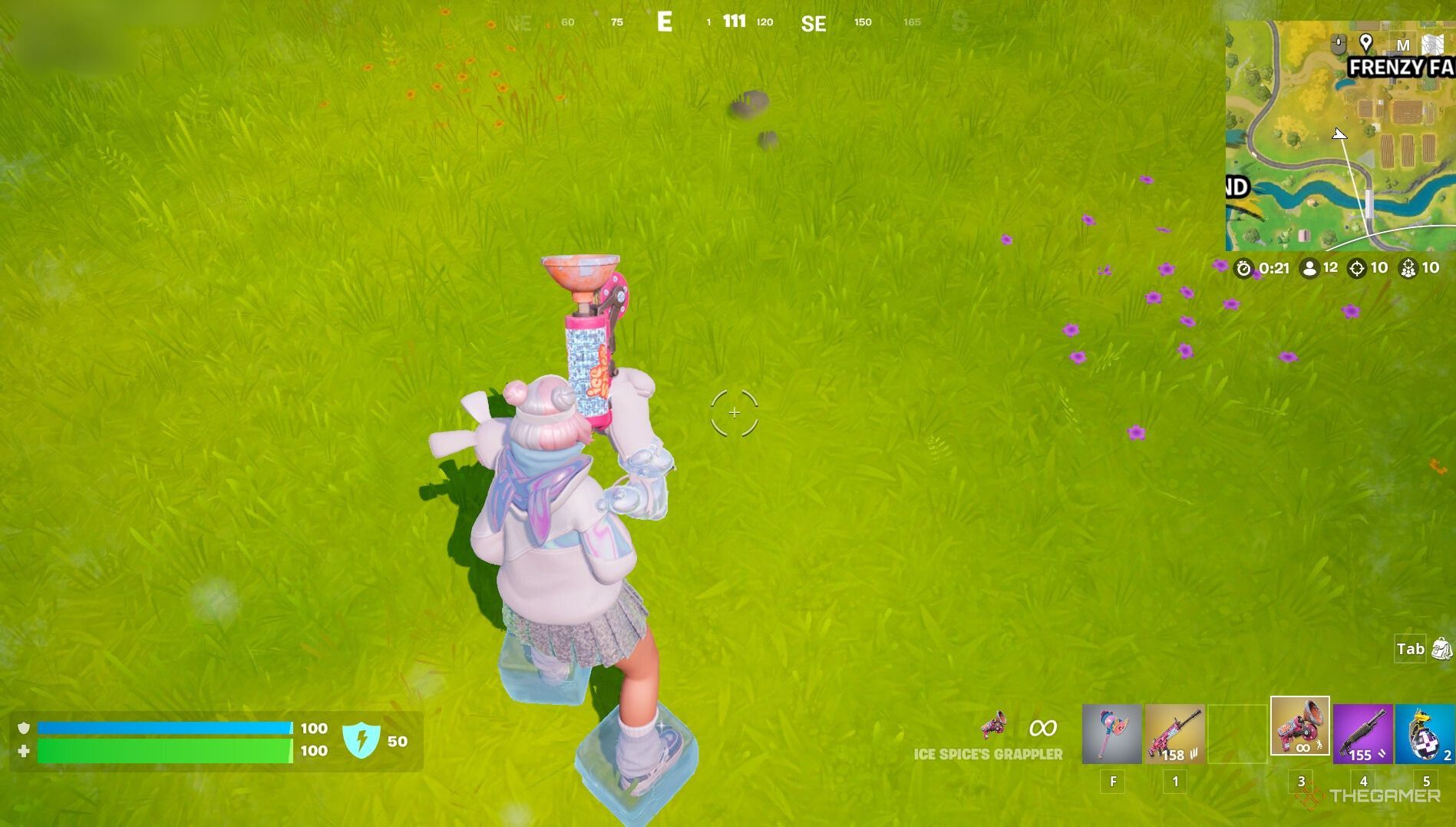 Ice Spice Grappler Gun in Fortnite