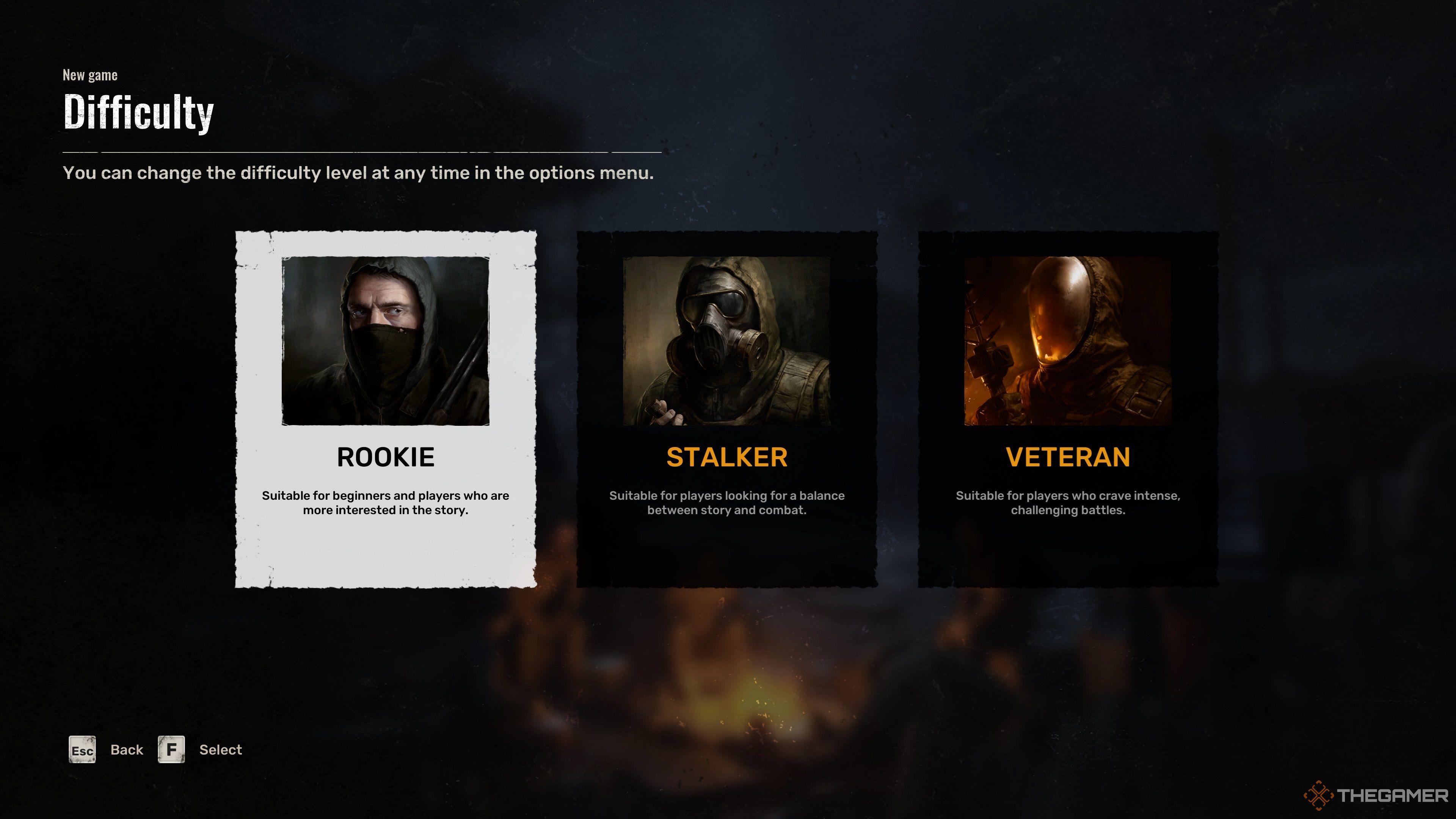 Overview of Rookie difficulty in Stalker 2: Heart of Chornobyl.