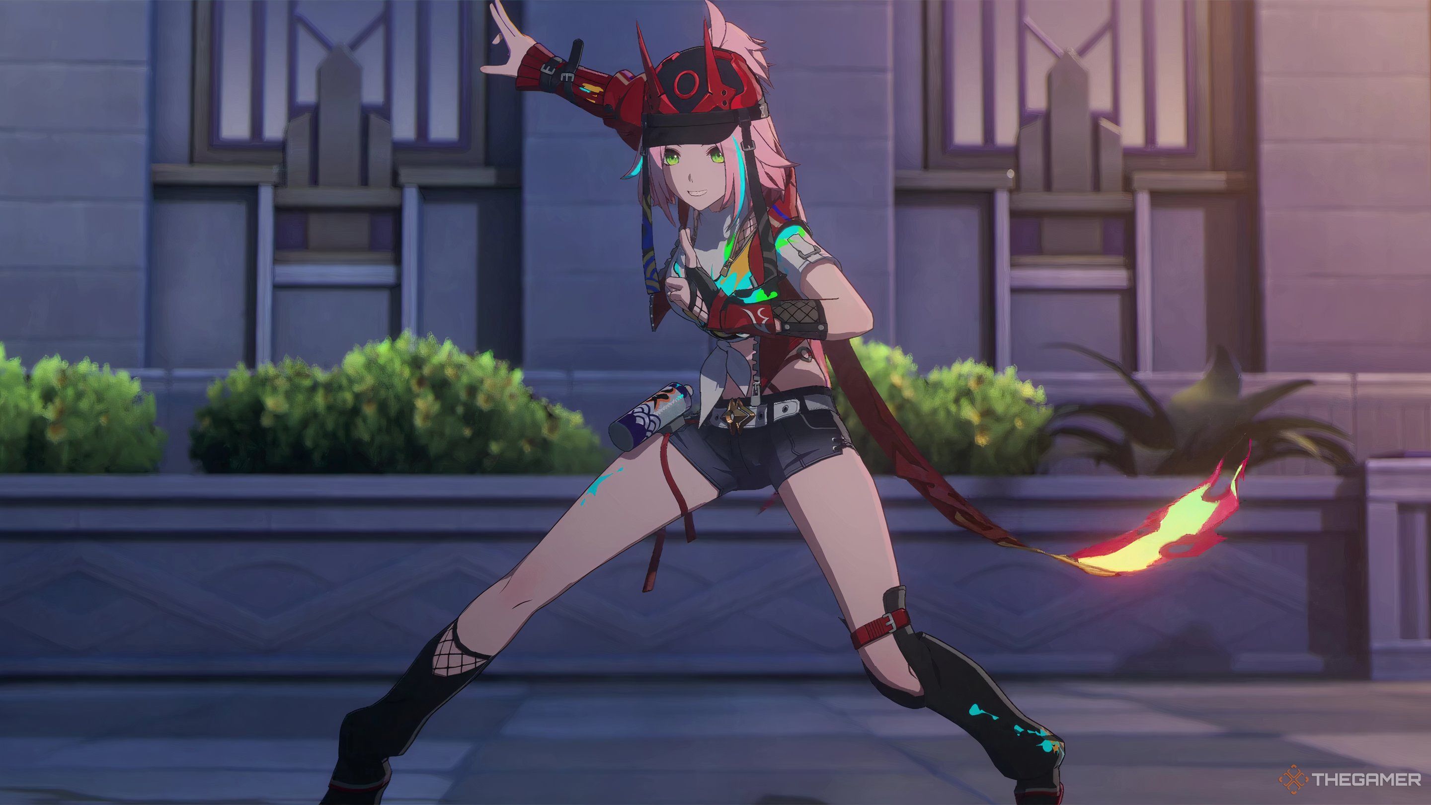 Rappa in a ninja stance