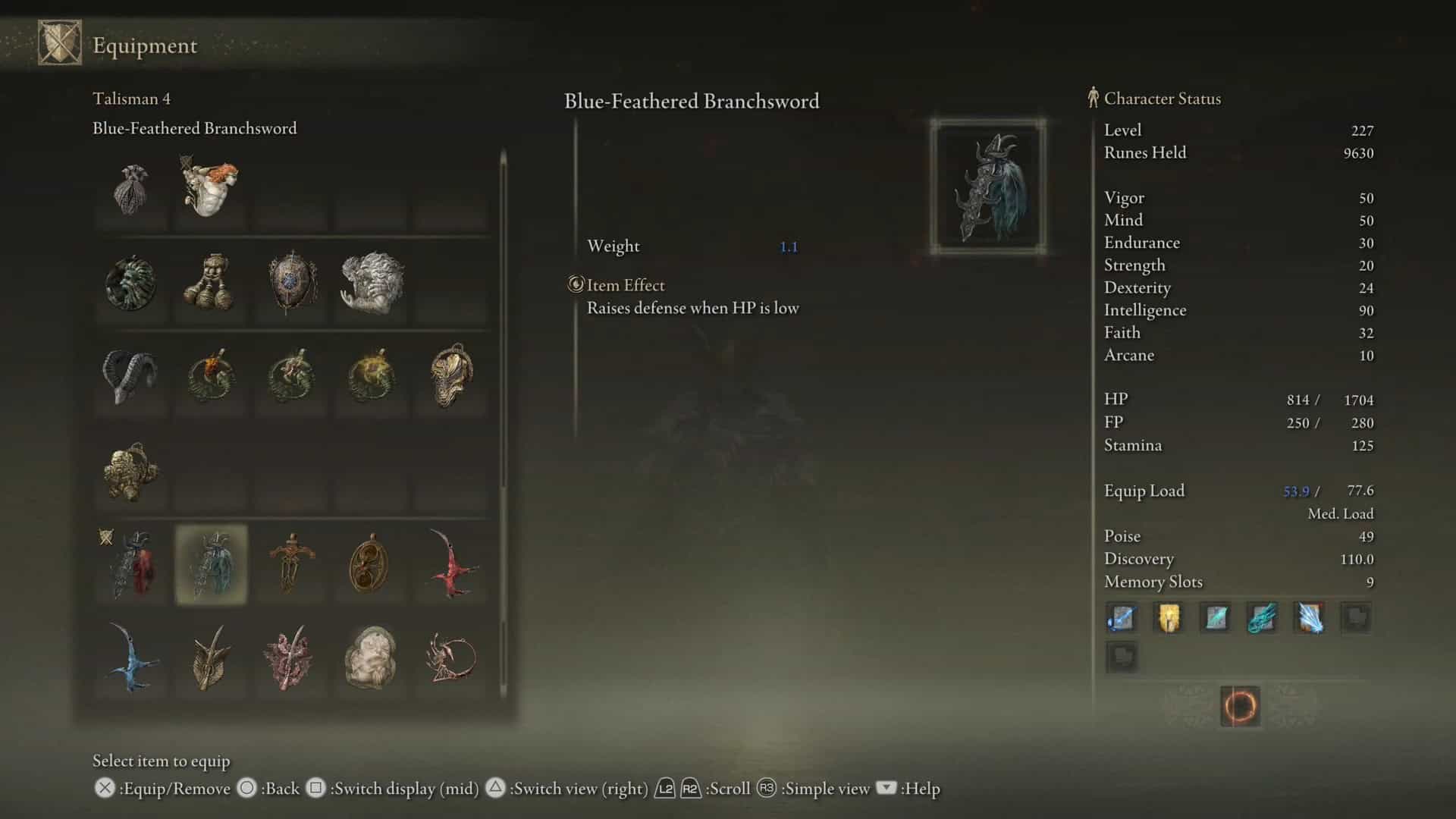 Blue-Feathered Branchsword stats