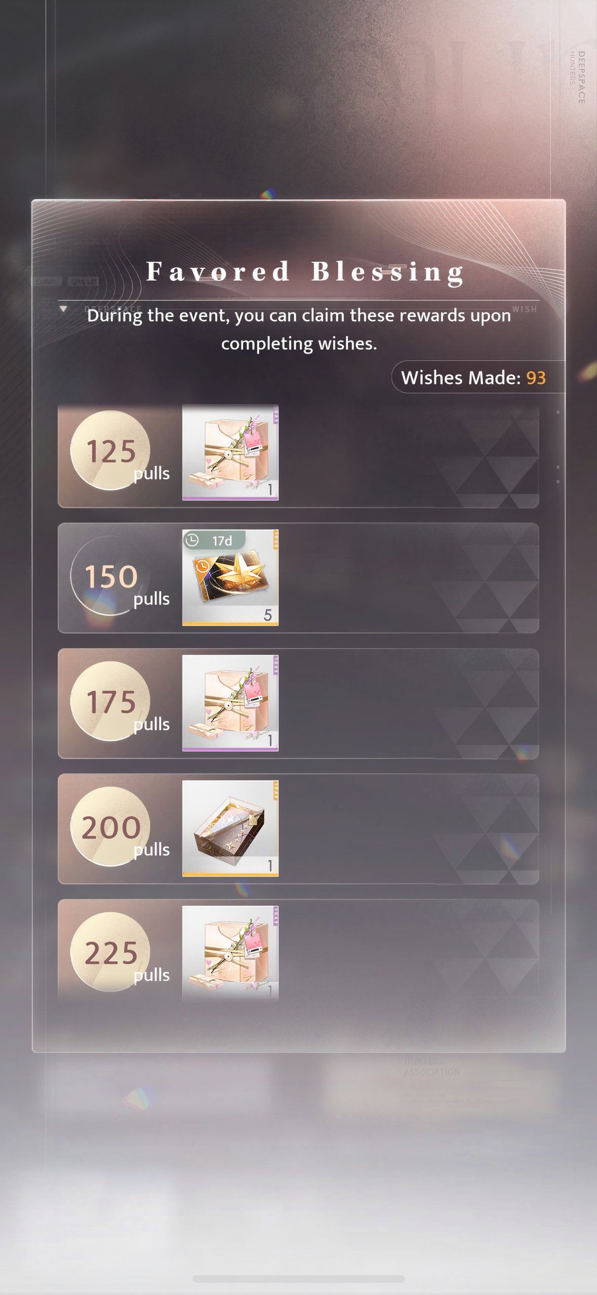 Love and Deep Space: An image of the pull rewards for Yes, Cat Caretaker.