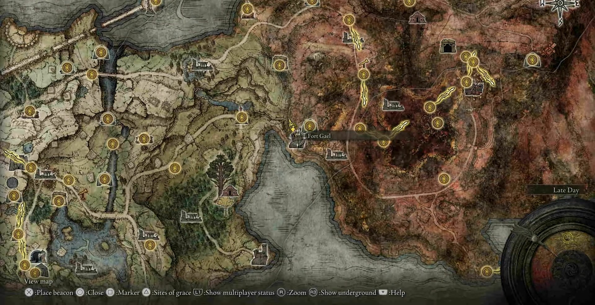 Location of Fort Gael