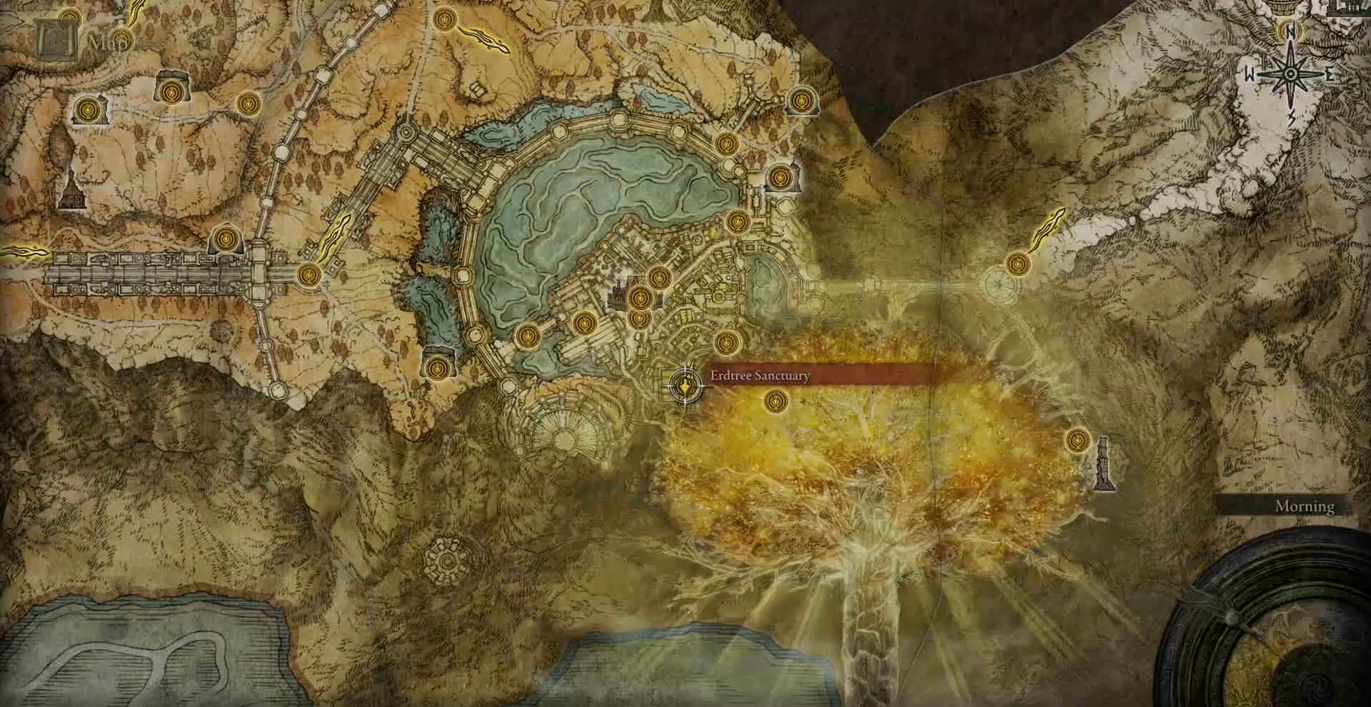 Erdtree Sanctuary location