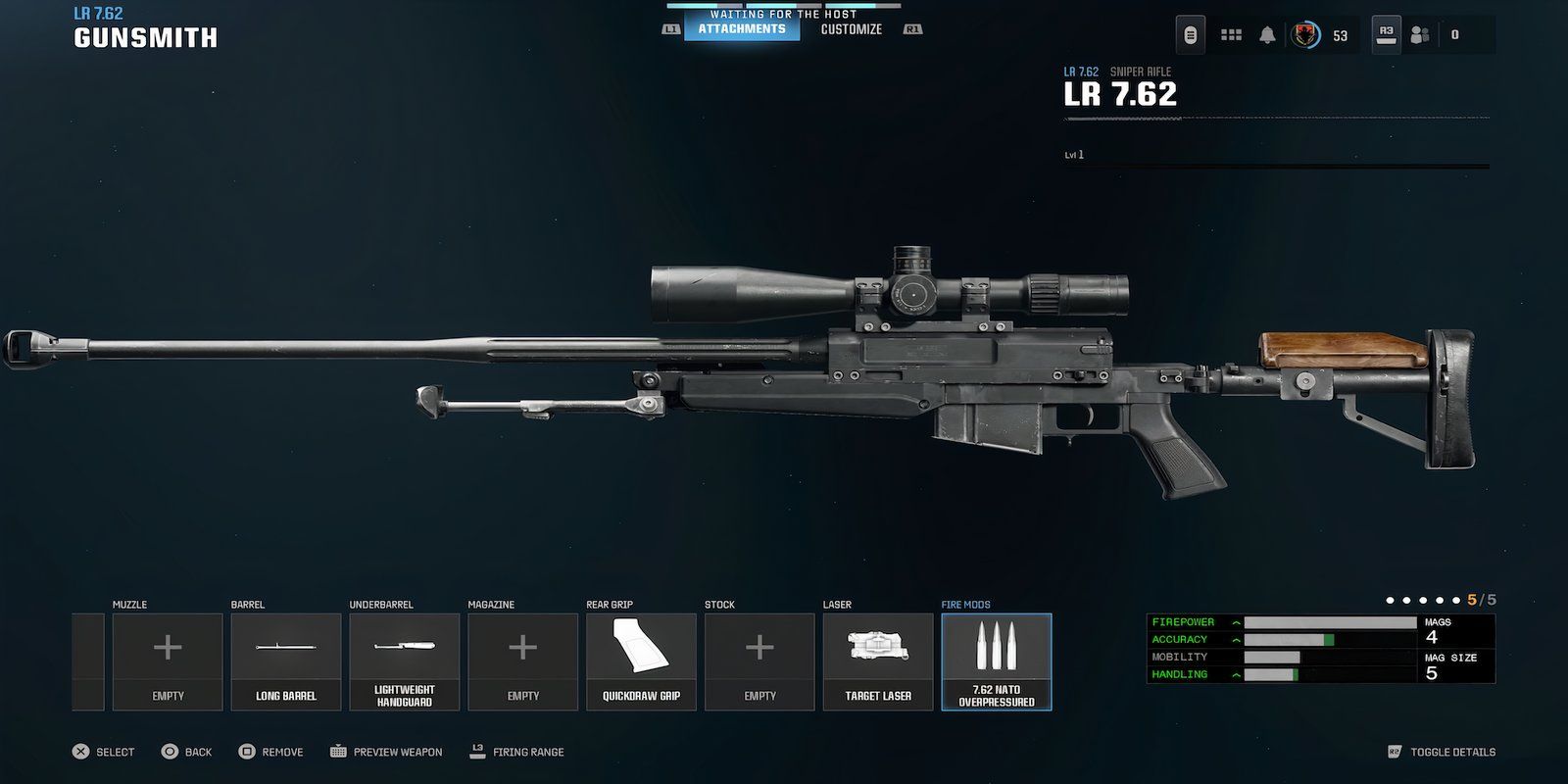 LR 7.62 loadout for Ranked Play