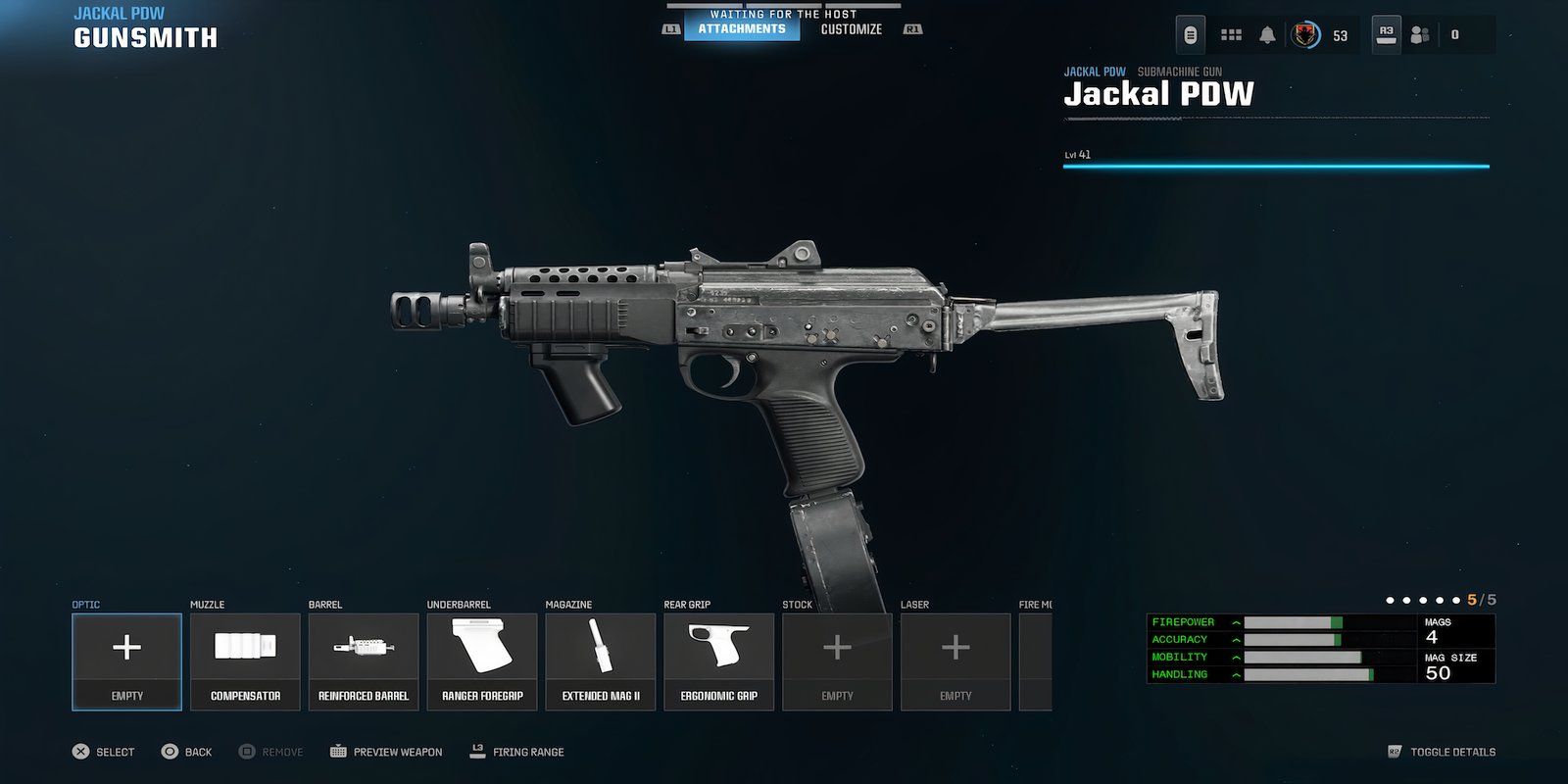 Jackal PDW loadout for Ranked Play