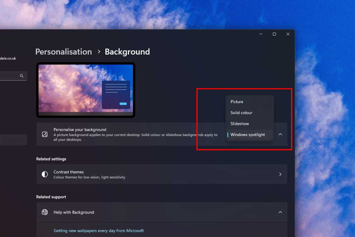Screenshot to disable lock screen ads