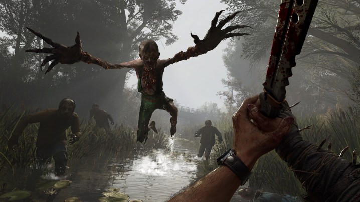 A zombie lunges at a player in Dying Light: The Beast.