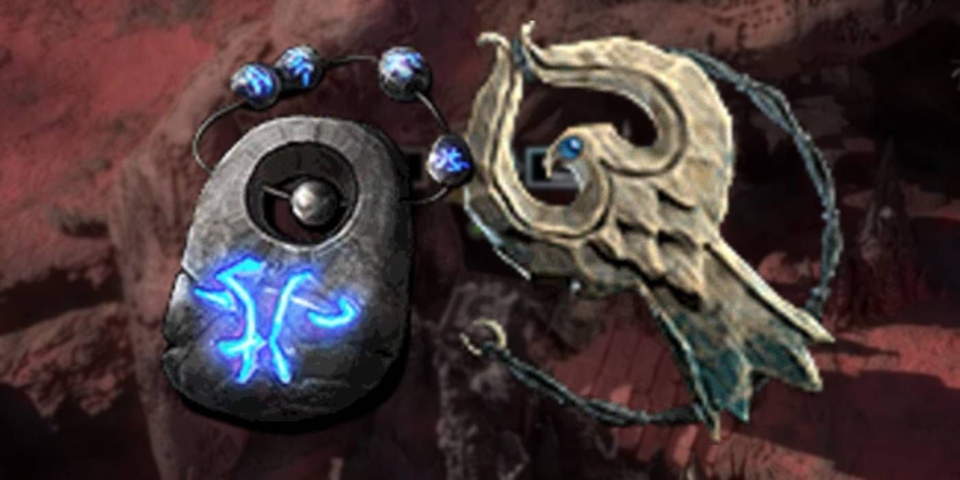 Path of Exile 2 two charms put together to provide defensive effects