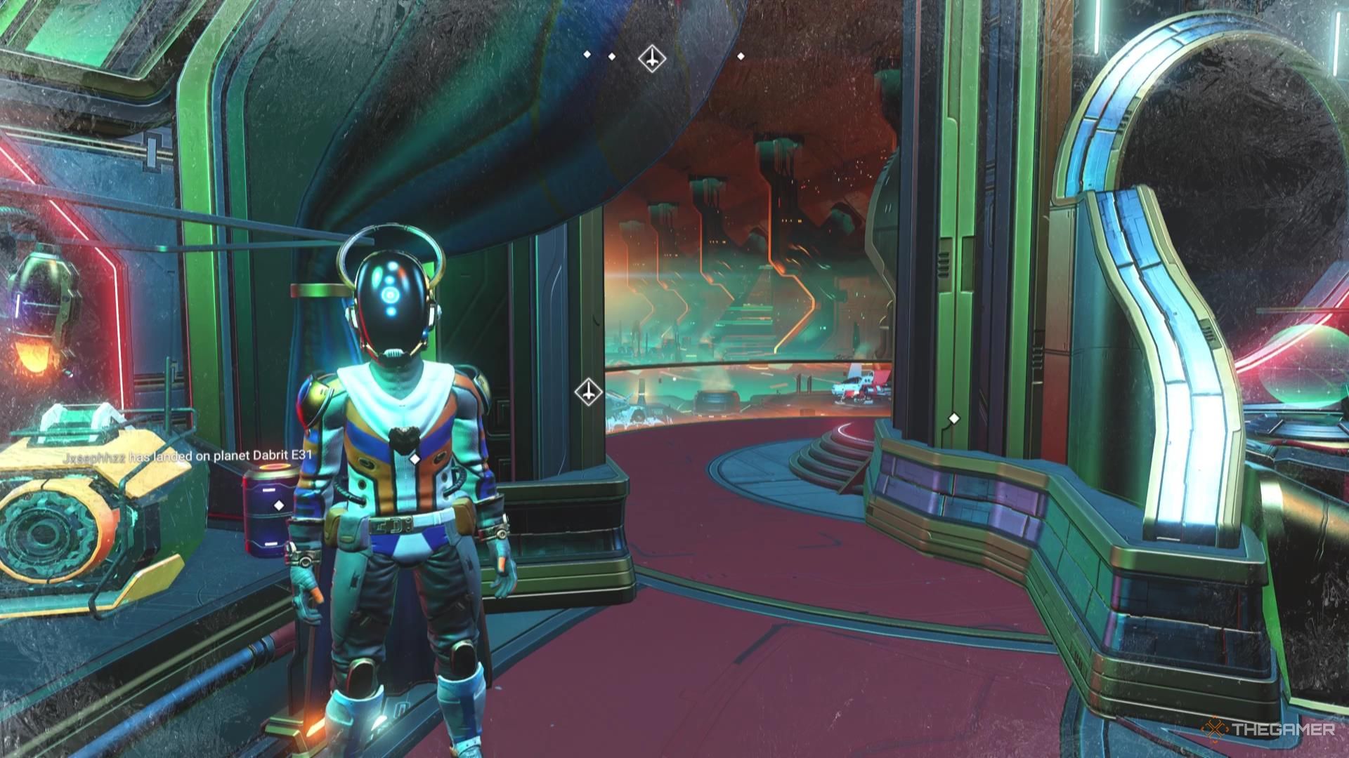 Priest Entity Nada in the Anomaly in No Man's Sky.