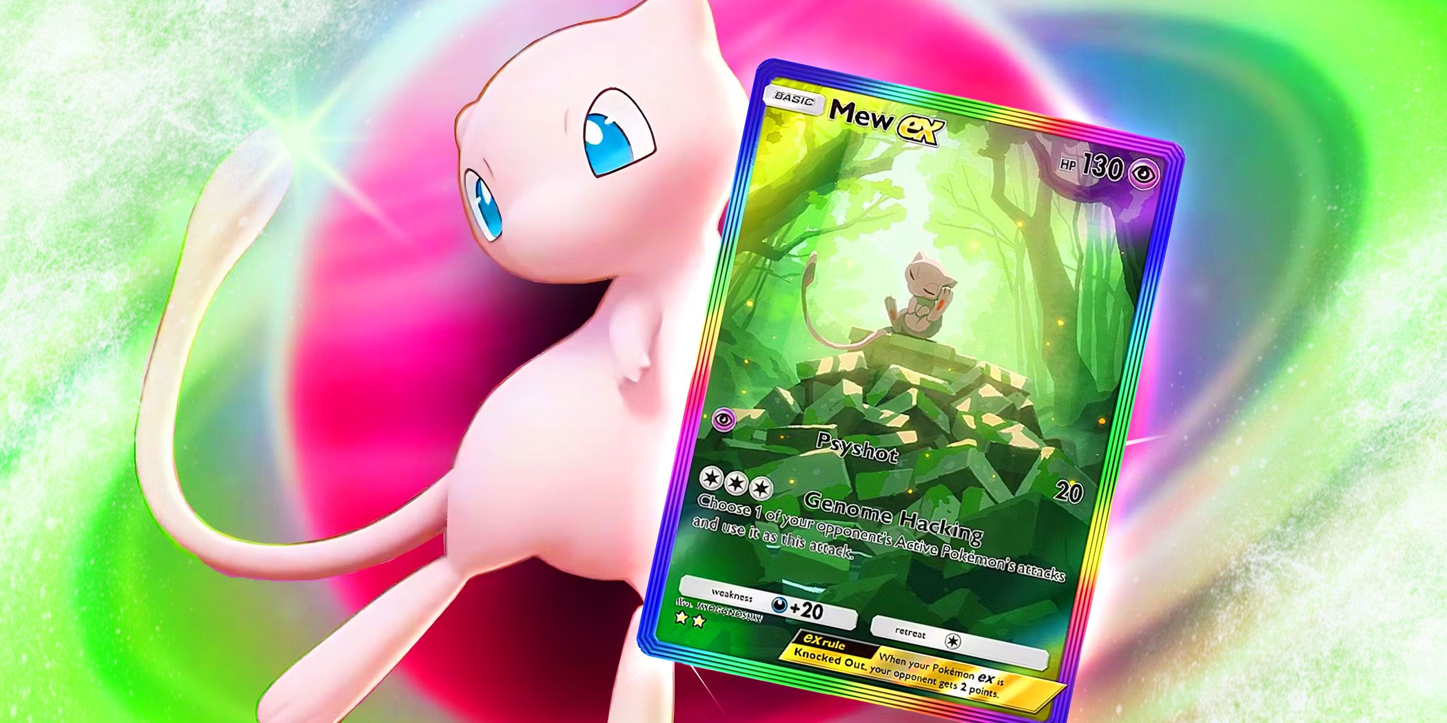 Mew with the Mew Ex Deck from Pokemon TCG pocket