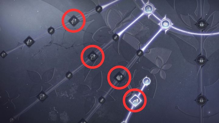 Ability Enhancement nodes in Infinity Nikki.