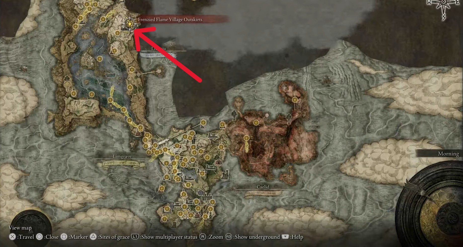 Frenzied Flame Village location