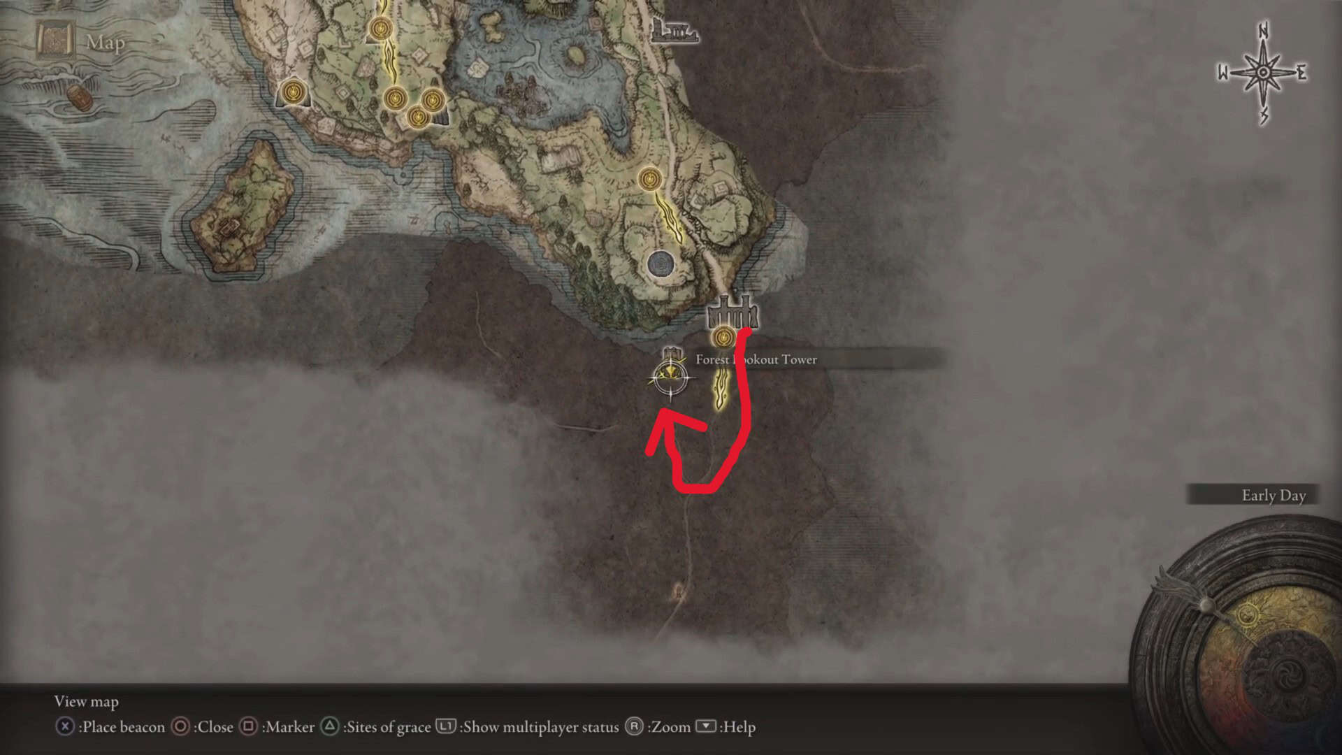 Forest Lookout Tower location