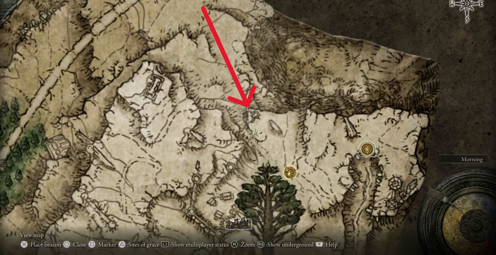 Frenzied Flame Village map