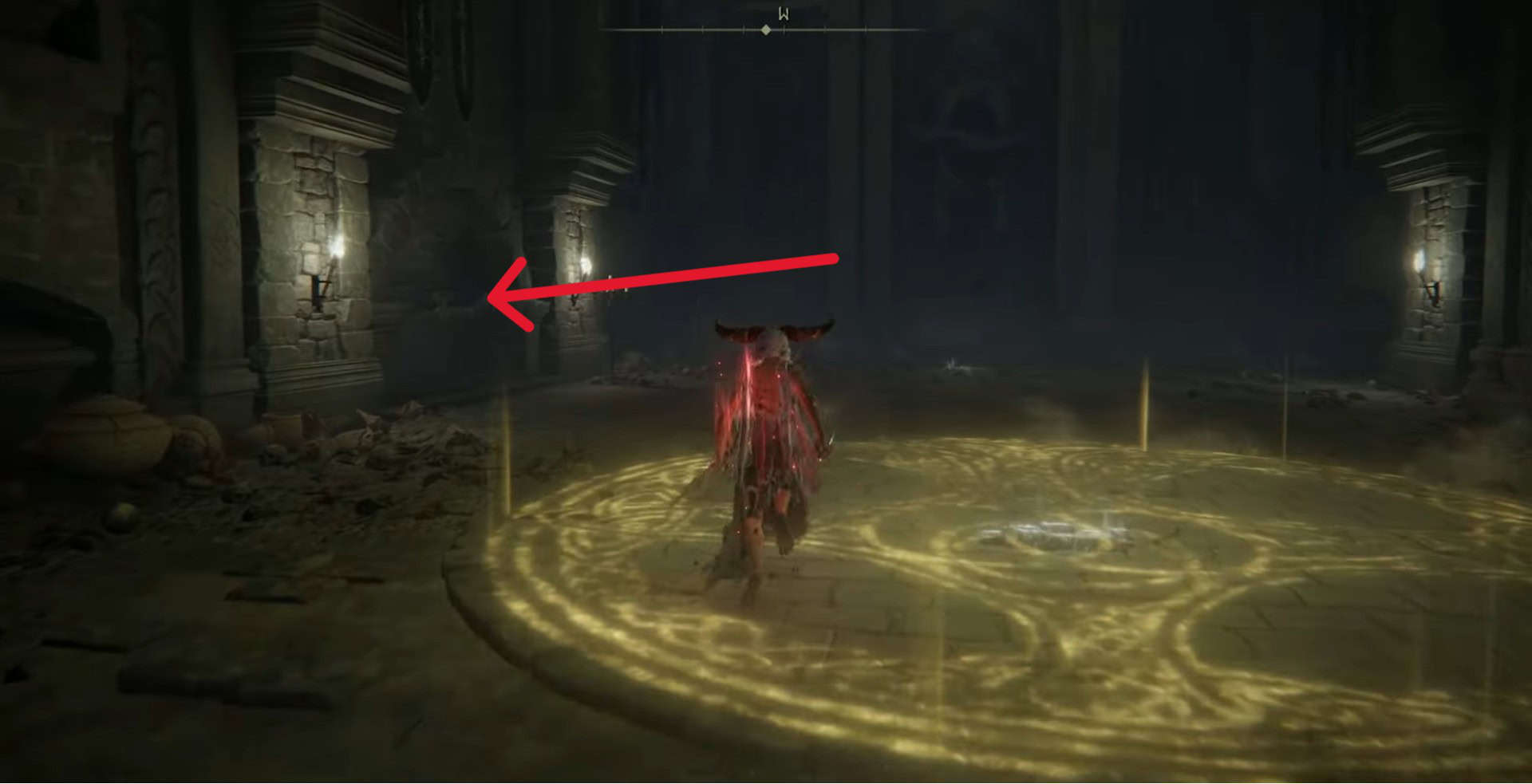 Head left from the Ring of Light