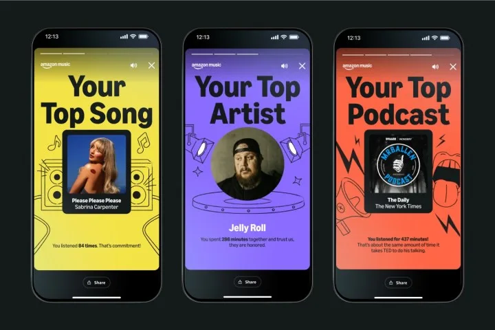 Amazon Music Delivers Its Own Version Of Spotify Wrapped 2024