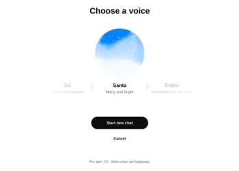 Chat with Santa Using ChatGPT’s New Voice Feature!