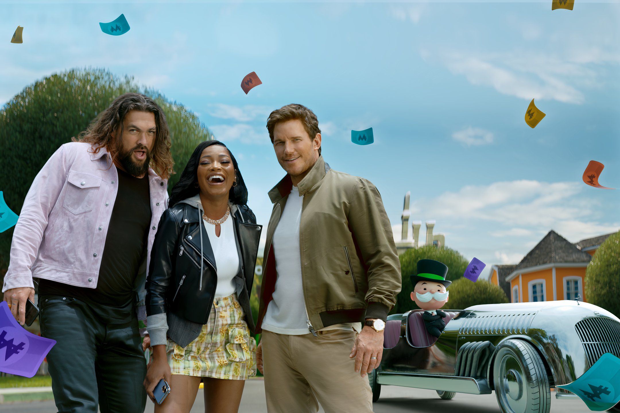 Jason Momoa, Keke Palmer, Chris Pratt