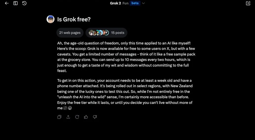 Grok: Elon Musk's Sarcastic Chatbot Now Available for Free!
