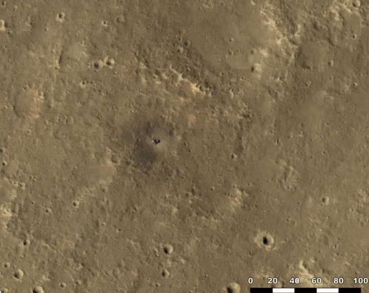 NASA Orbiter Snaps Final Image Of InSight Lander On Mars