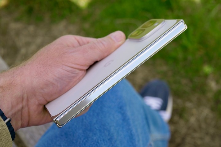 The Google Pixel 9 Pro Fold's hinge.