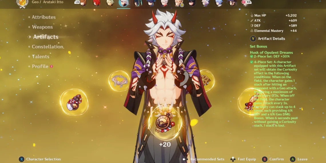 Top Gear: Must-Have Weapons and Artifacts for Arataki Itto