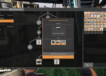 Unlocking and Utilizing the Programmable Splitter in Satisfactory